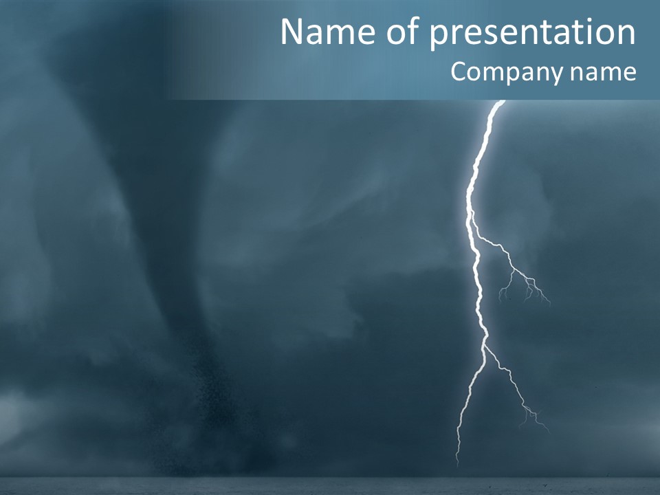 Sunset Energy Landscape PowerPoint Template