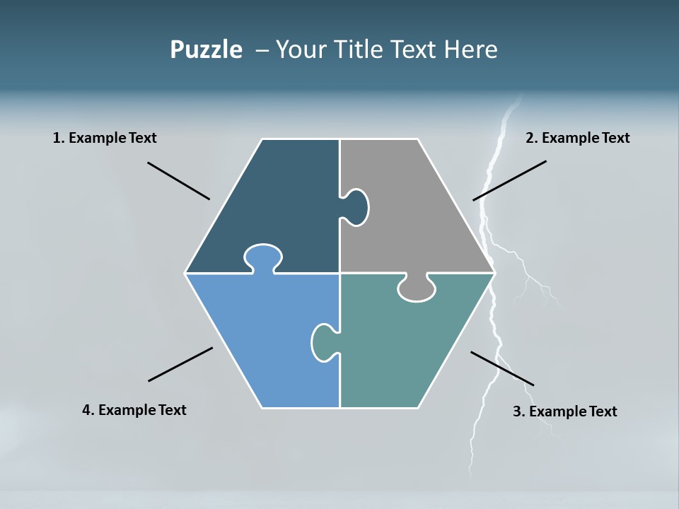 Sunset Energy Landscape PowerPoint Template