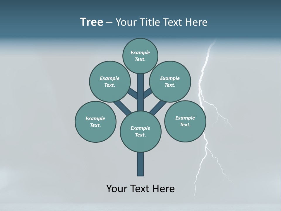 Sunset Energy Landscape PowerPoint Template