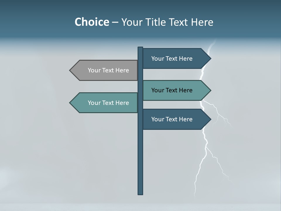 Sunset Energy Landscape PowerPoint Template