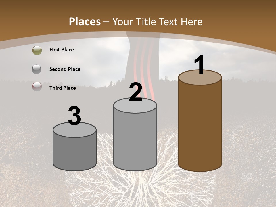 Earth Care Tree PowerPoint Template
