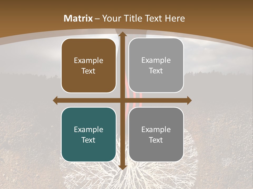 Earth Care Tree PowerPoint Template