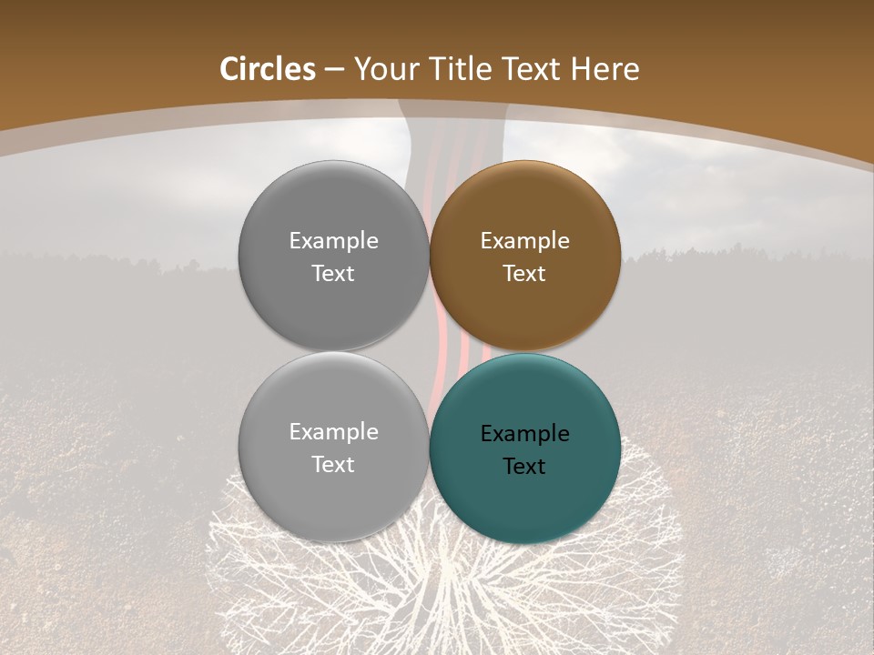Earth Care Tree PowerPoint Template