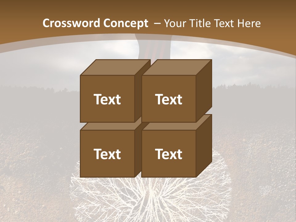 Earth Care Tree PowerPoint Template