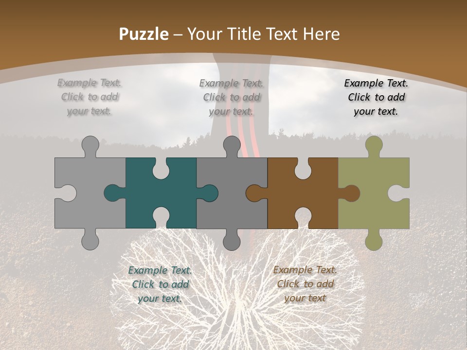 Earth Care Tree PowerPoint Template