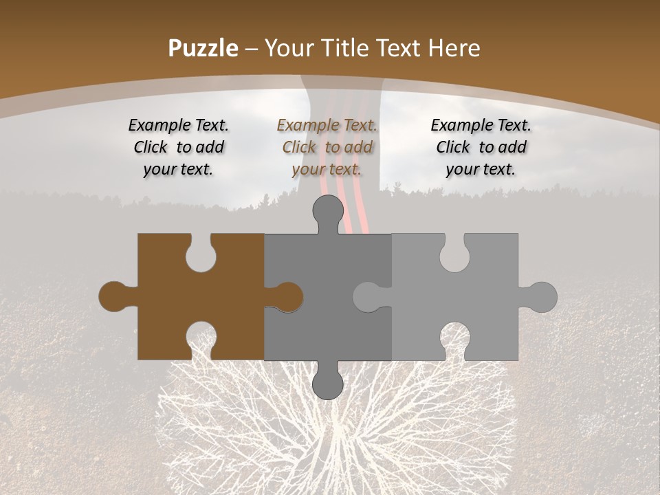 Earth Care Tree PowerPoint Template