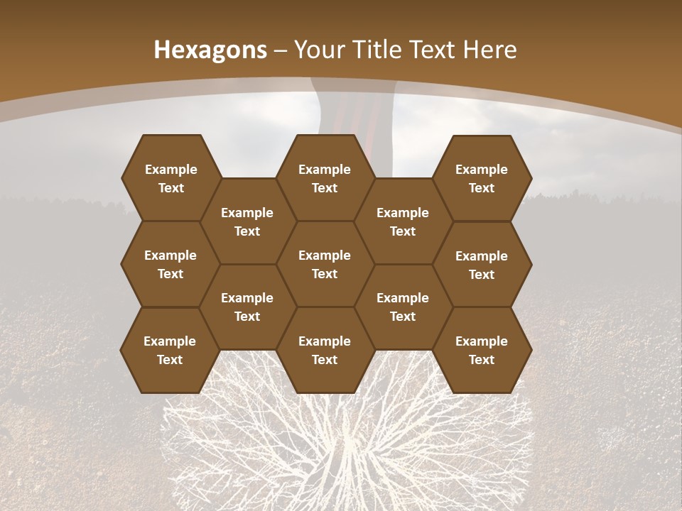 Earth Care Tree PowerPoint Template