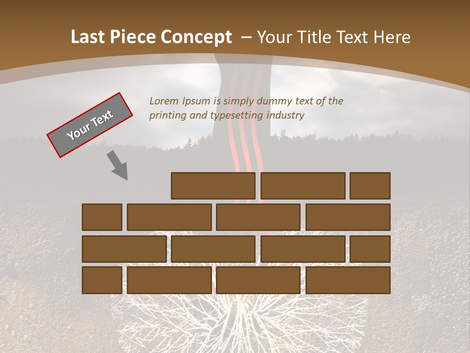 Earth Care Tree PowerPoint Template