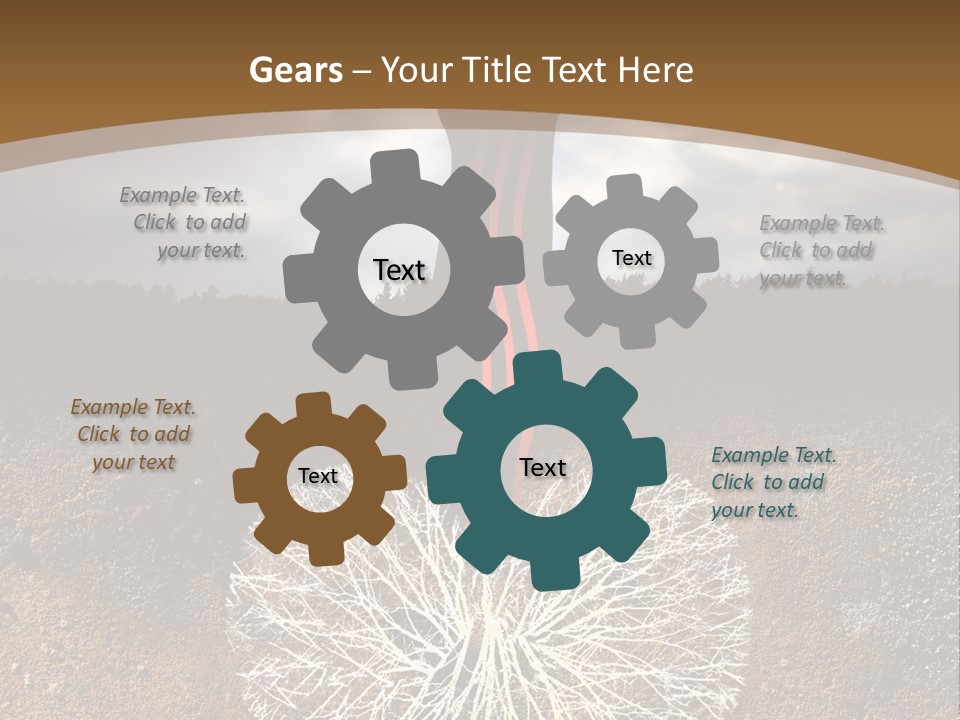Earth Care Tree PowerPoint Template