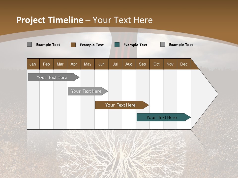 Earth Care Tree PowerPoint Template