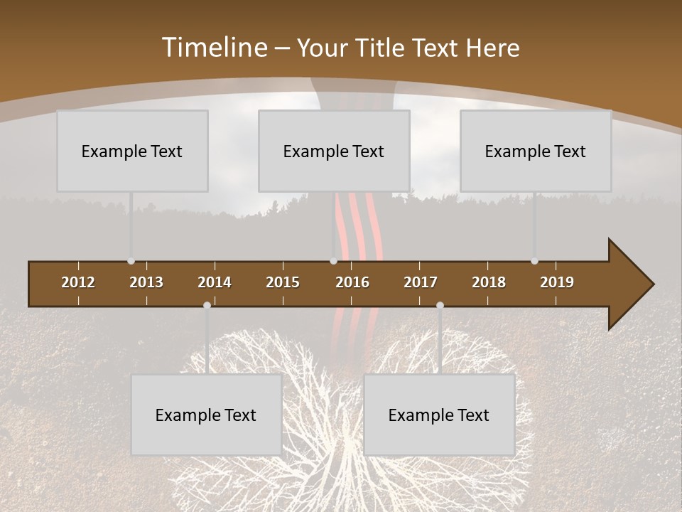 Earth Care Tree PowerPoint Template