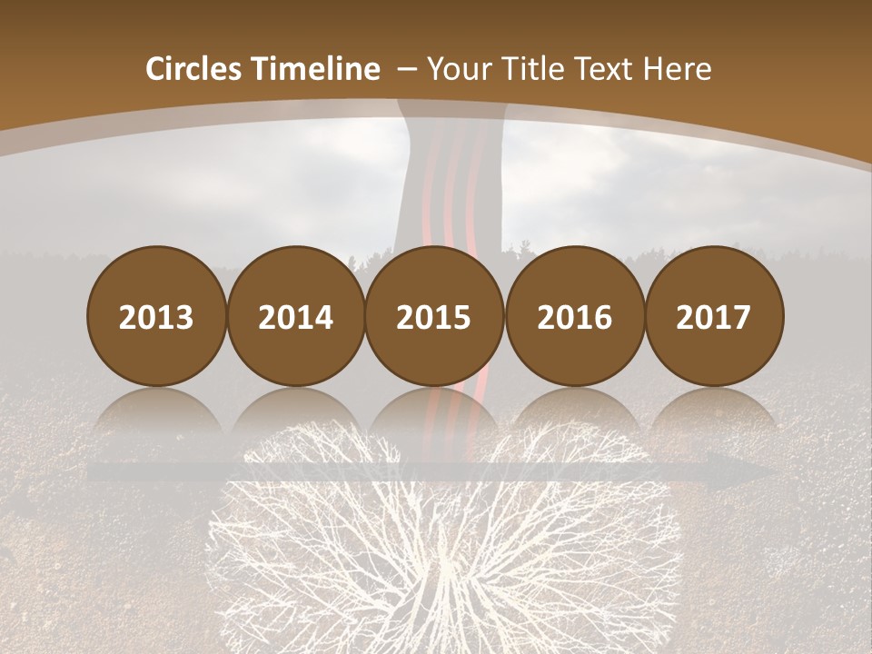 Earth Care Tree PowerPoint Template