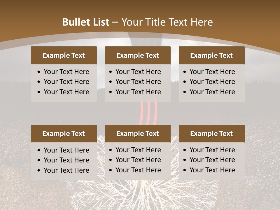 Earth Care Tree PowerPoint Template