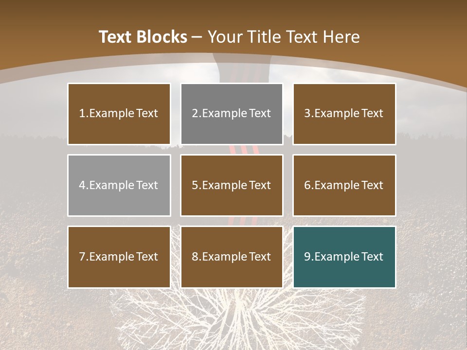 Earth Care Tree PowerPoint Template