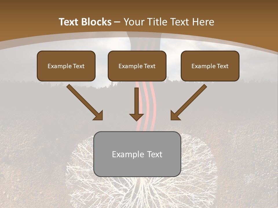 Earth Care Tree PowerPoint Template