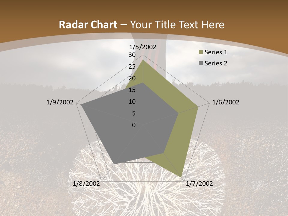 Earth Care Tree PowerPoint Template