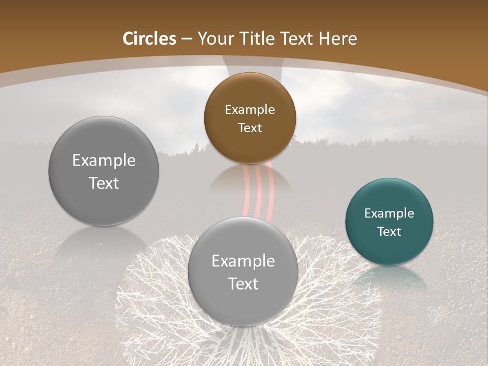 Earth Care Tree PowerPoint Template