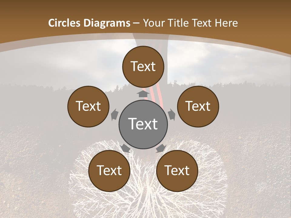 Earth Care Tree PowerPoint Template