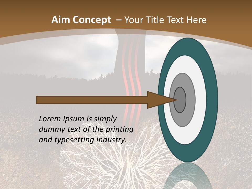 Earth Care Tree PowerPoint Template