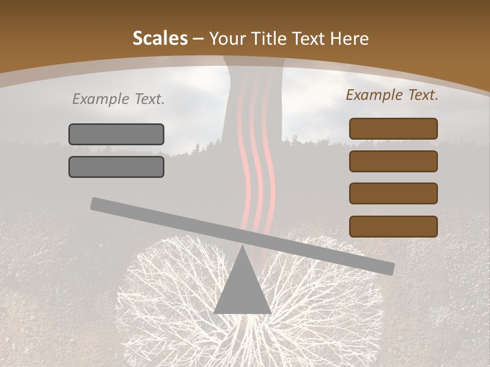 Earth Care Tree PowerPoint Template