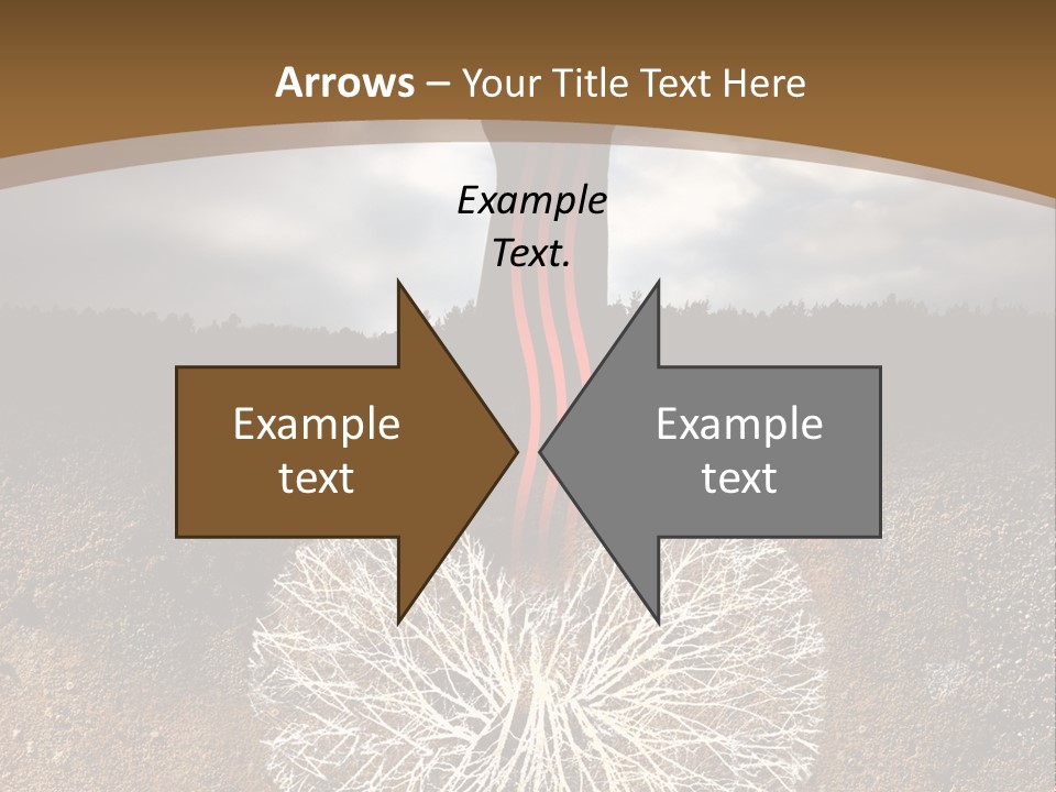 Earth Care Tree PowerPoint Template
