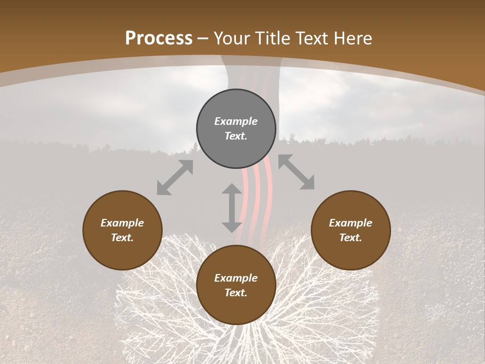 Earth Care Tree PowerPoint Template
