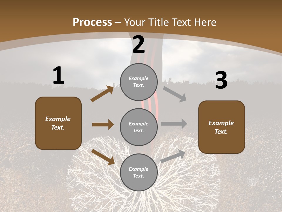 Earth Care Tree PowerPoint Template