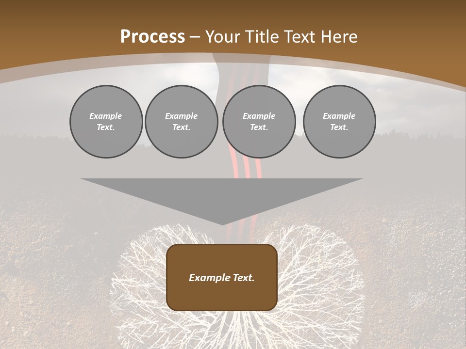 Earth Care Tree PowerPoint Template