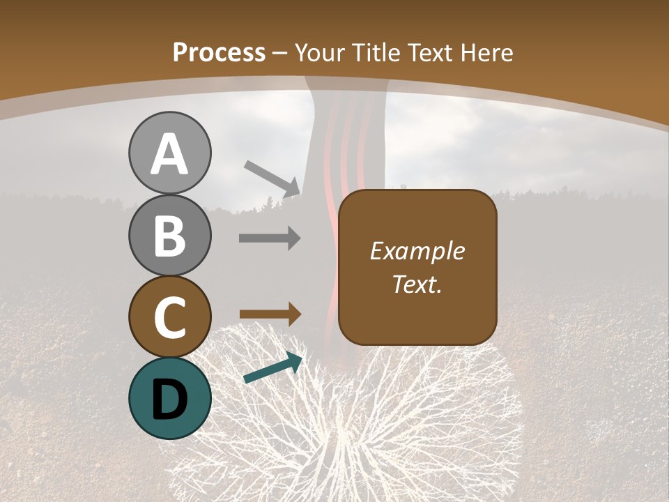 Earth Care Tree PowerPoint Template