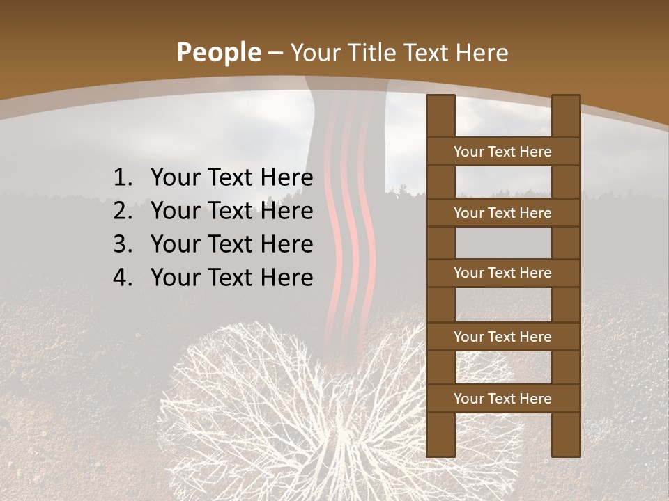Earth Care Tree PowerPoint Template