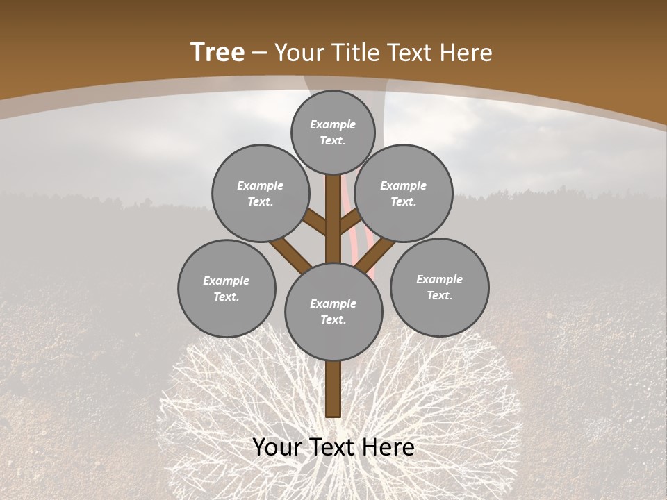 Earth Care Tree PowerPoint Template