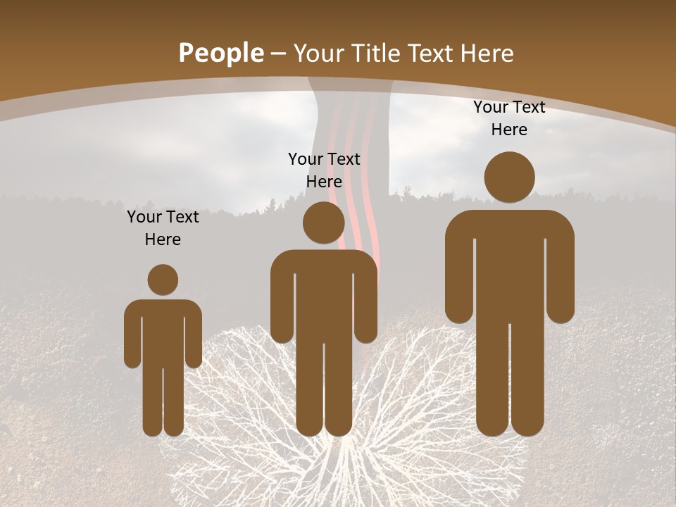 Earth Care Tree PowerPoint Template