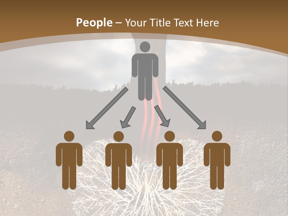 Earth Care Tree PowerPoint Template