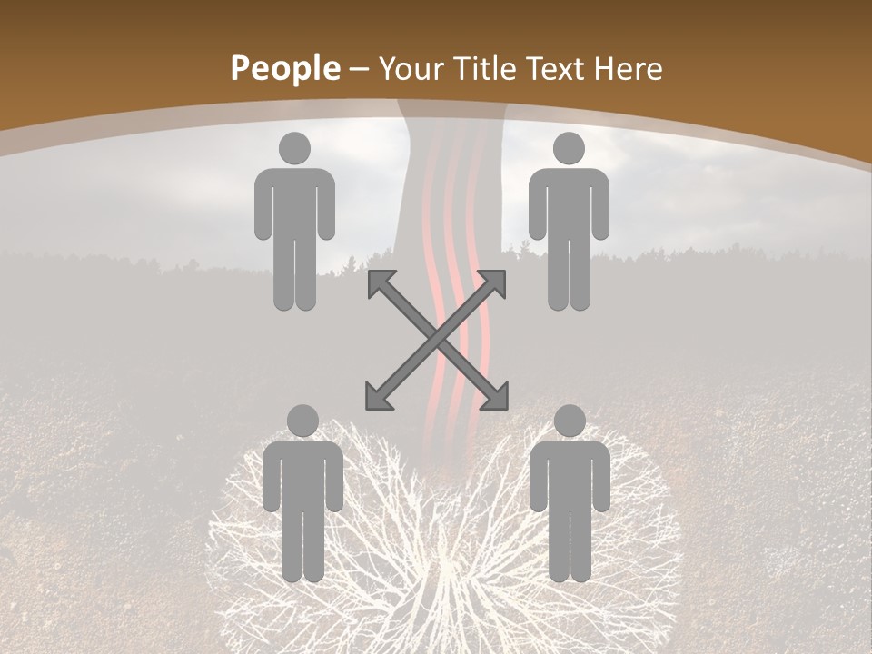 Earth Care Tree PowerPoint Template