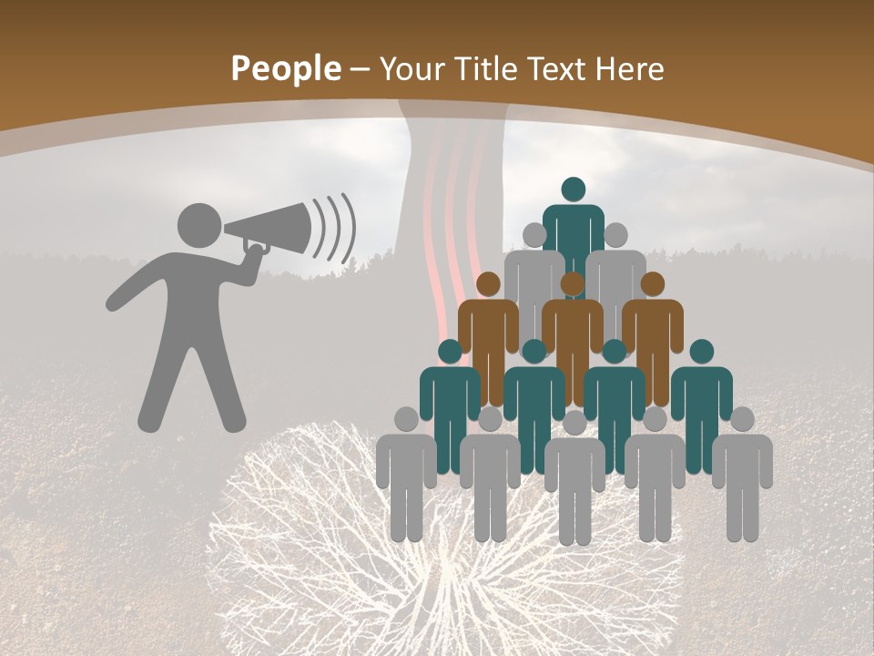 Earth Care Tree PowerPoint Template