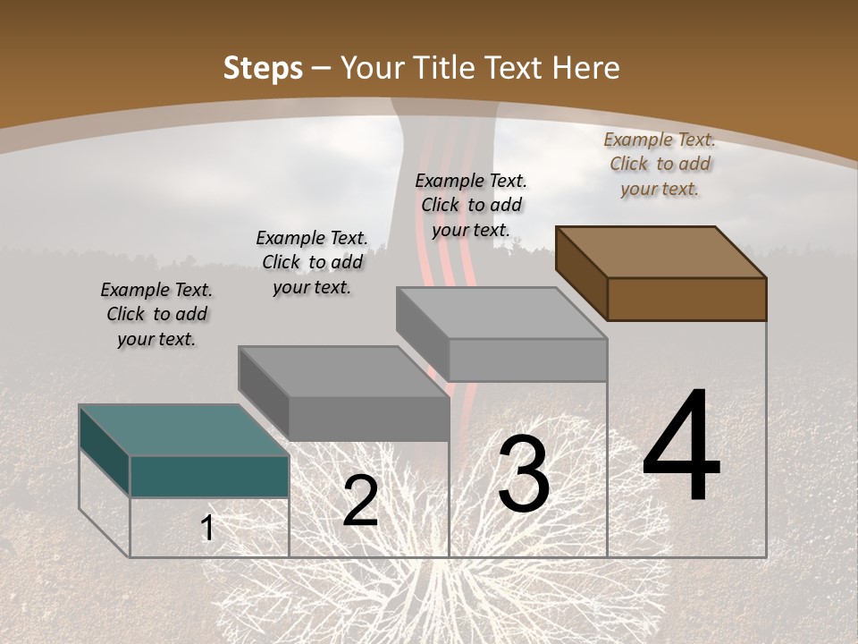 Earth Care Tree PowerPoint Template