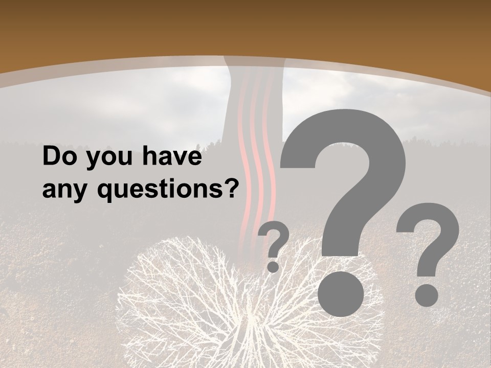 Earth Care Tree PowerPoint Template