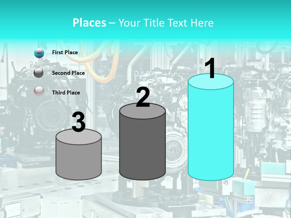 Automotive Industry Steel PowerPoint Template
