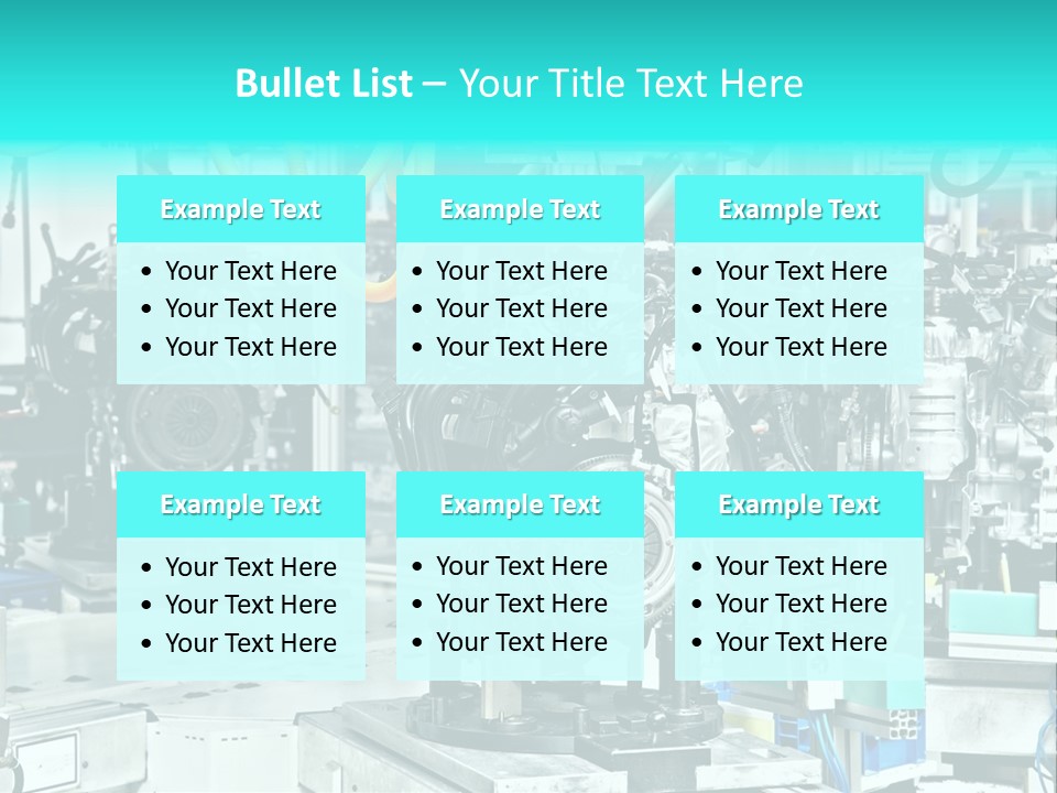 Automotive Industry Steel PowerPoint Template