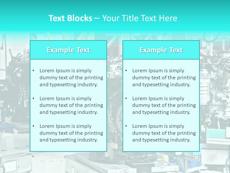 Automotive Industry Steel PowerPoint Template