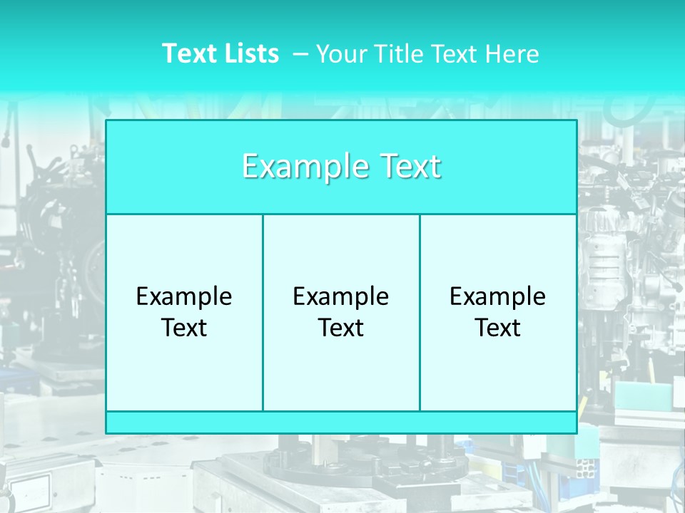 Automotive Industry Steel PowerPoint Template