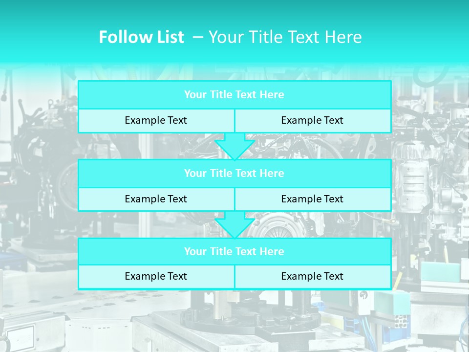 Automotive Industry Steel PowerPoint Template