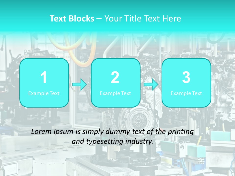 Automotive Industry Steel PowerPoint Template