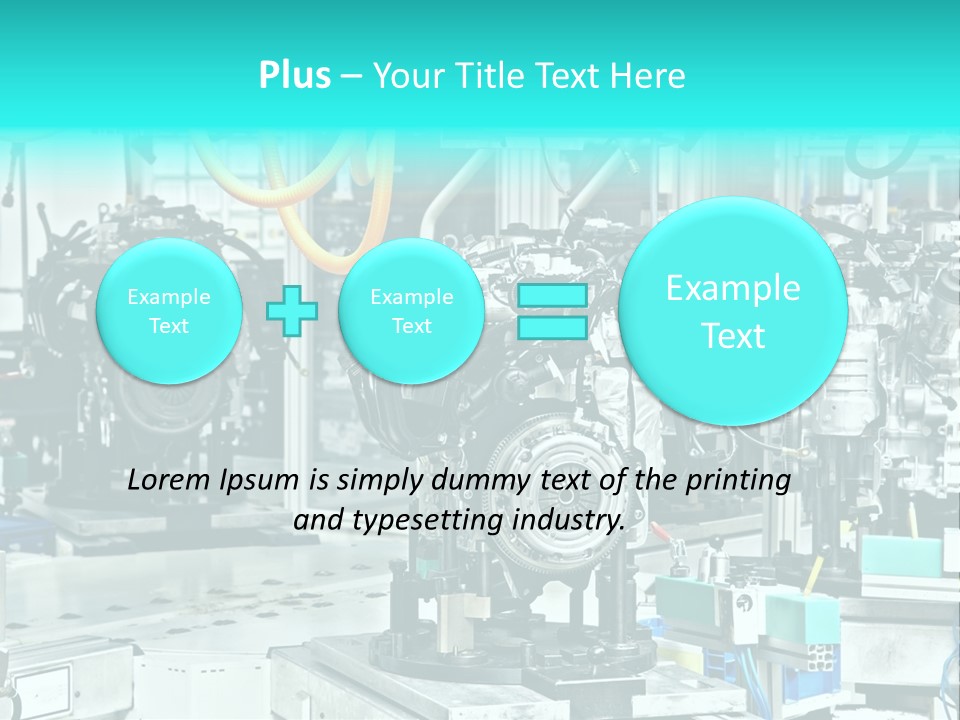 Automotive Industry Steel PowerPoint Template