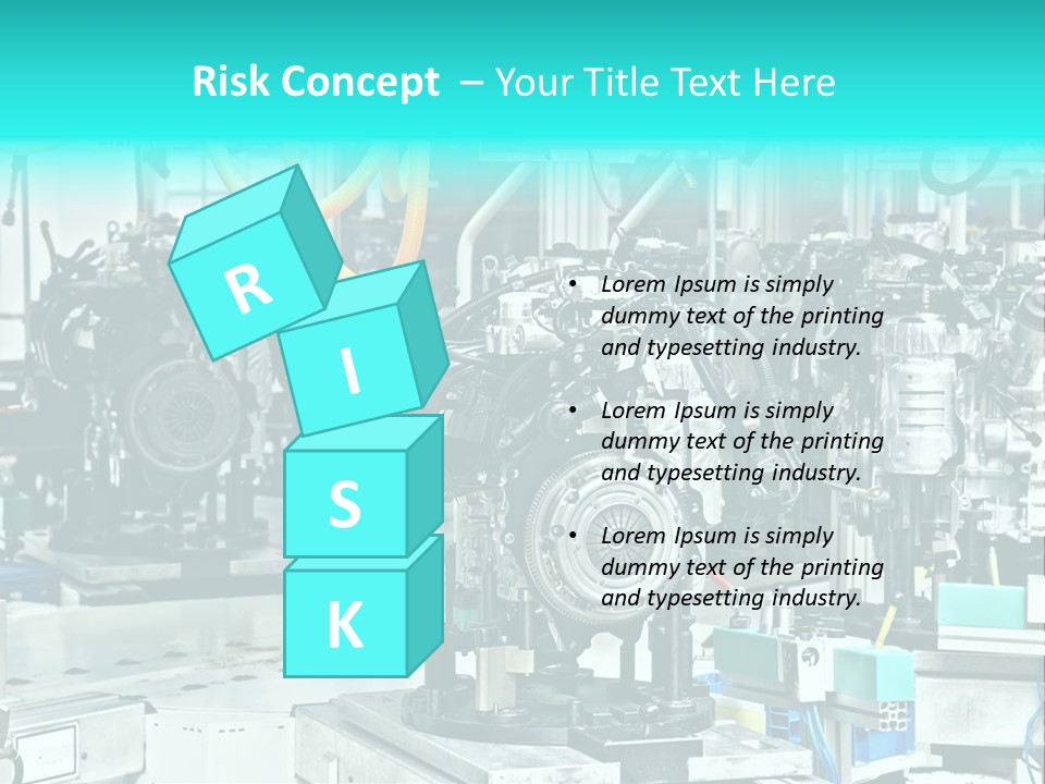 Automotive Industry Steel PowerPoint Template