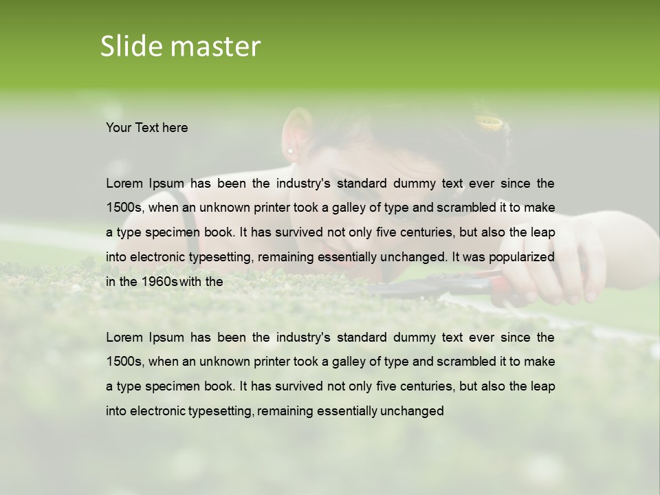 Catching River Leisure PowerPoint Template