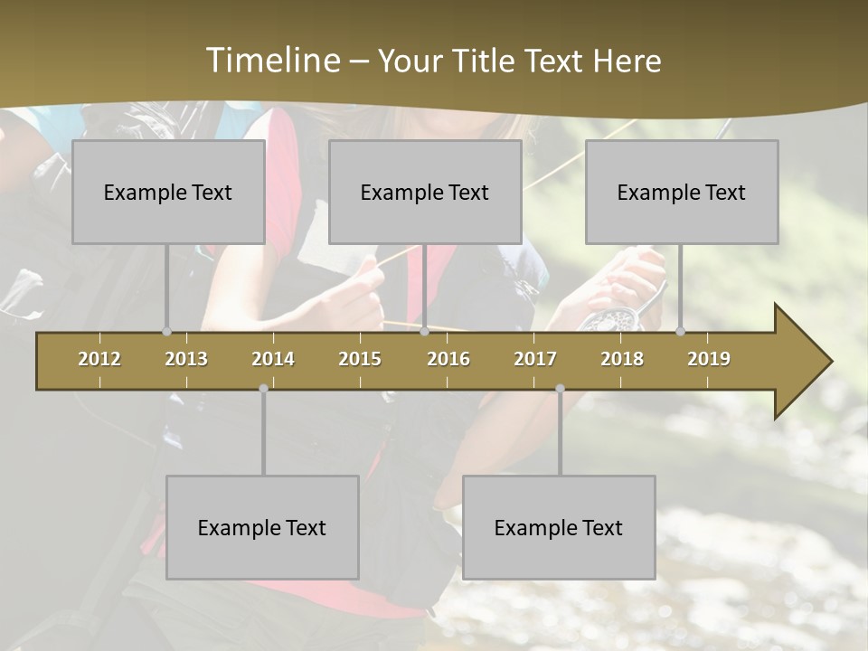 Catching River Leisure PowerPoint Template