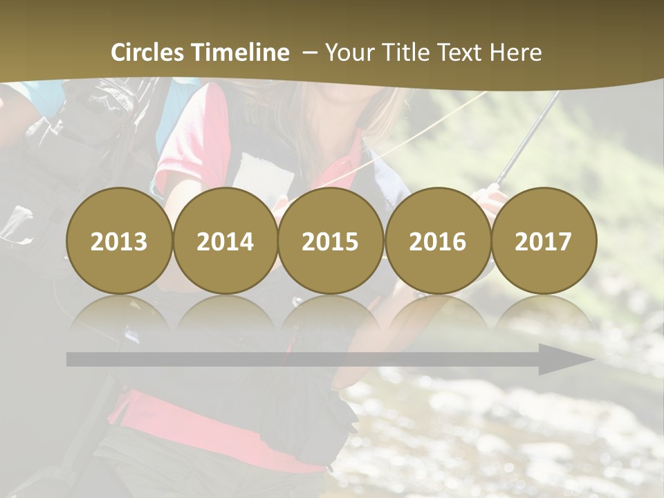 Catching River Leisure PowerPoint Template