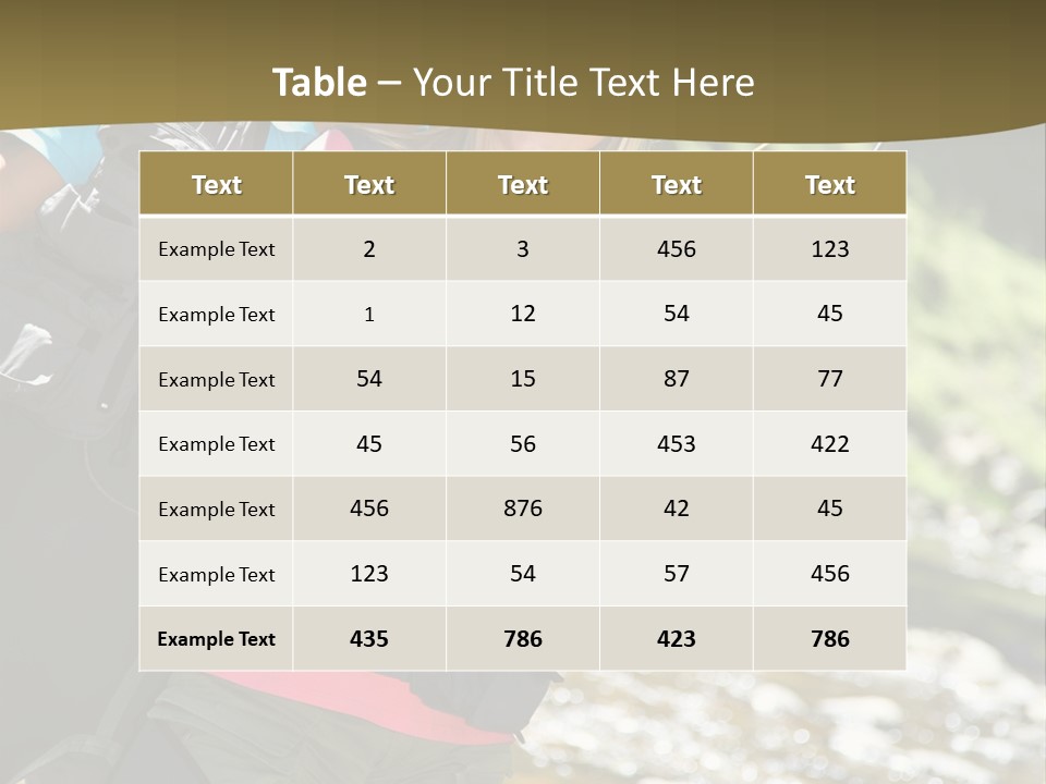 Catching River Leisure PowerPoint Template