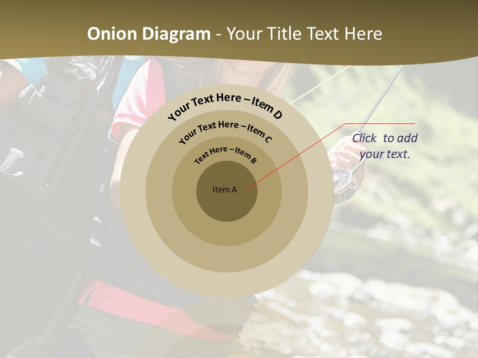 Catching River Leisure PowerPoint Template